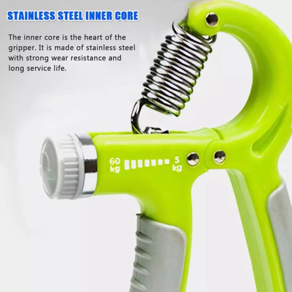 1/2Pcs 5-60KG Adjustable Hand Trainer Gym Fitness Training Hand Grip Exerciser Wrist Finger Rehabilitation Training Hand Grip