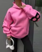2025 New Women’s Printed Hoodie – Autumn & Winter Fashion