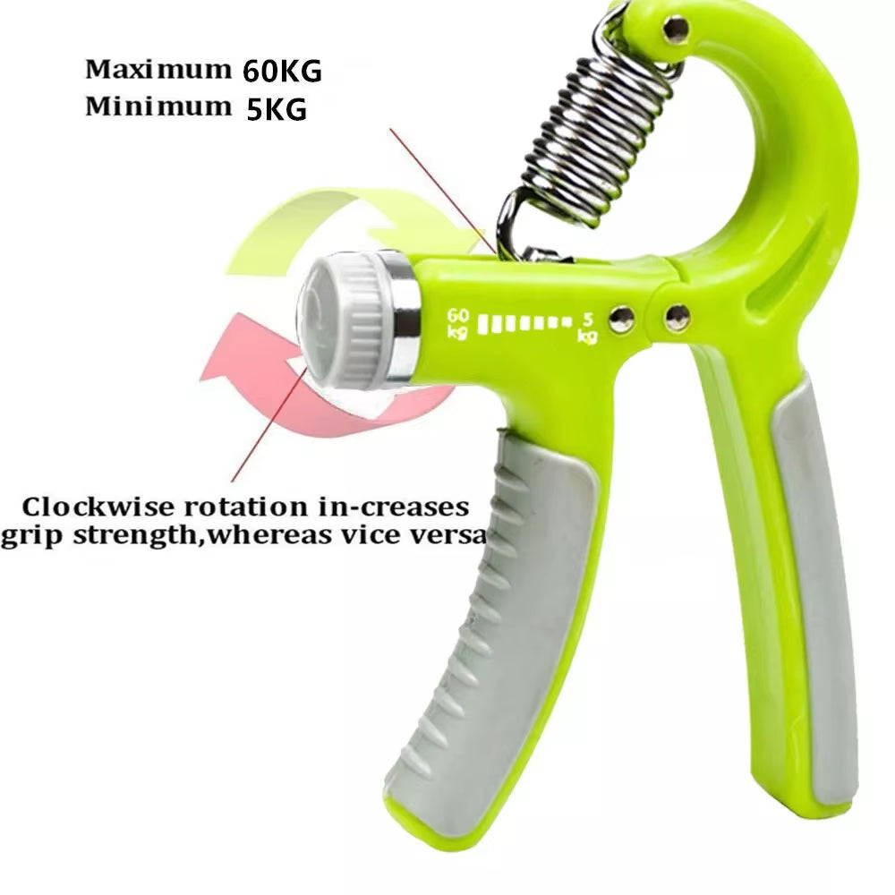 1/2Pcs 5-60KG Adjustable Hand Trainer Gym Fitness Training Hand Grip Exerciser Wrist Finger Rehabilitation Training Hand Grip