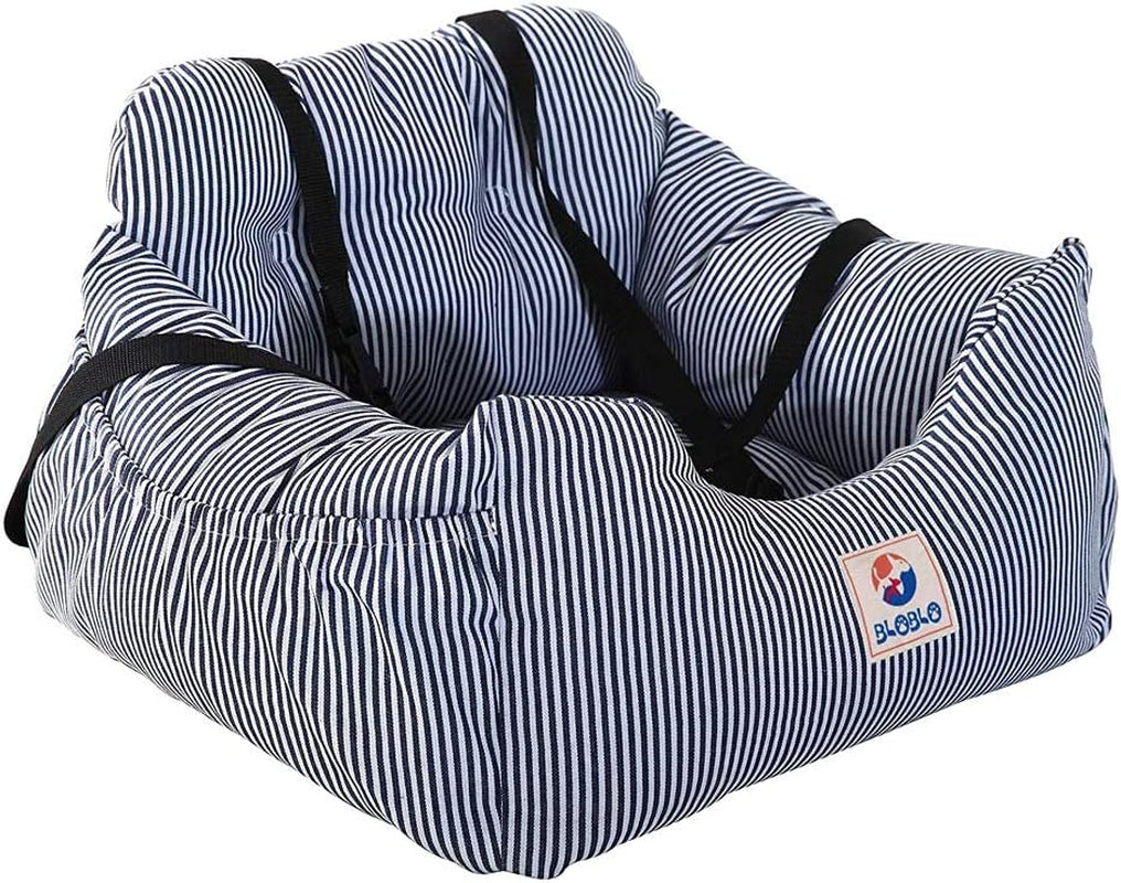Ultimate Pet Travel Booster Seat - Safe & Comfortable Dog Car Bed with Storage Pocket