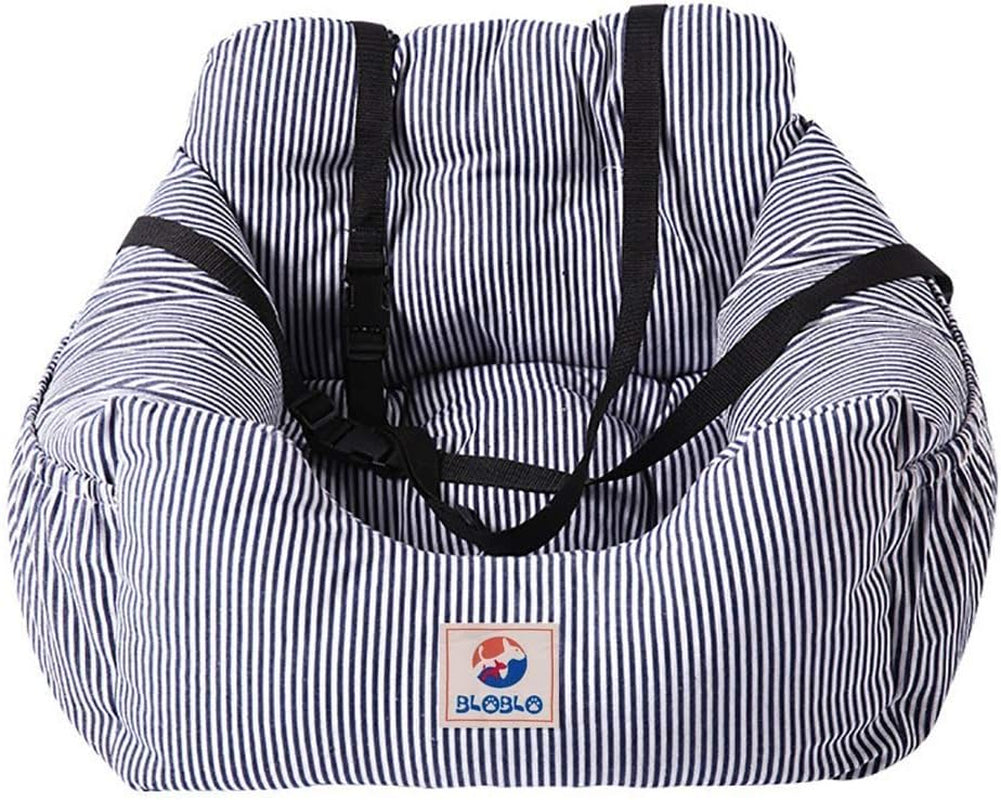 Ultimate Pet Travel Booster Seat - Safe & Comfortable Dog Car Bed with Storage Pocket