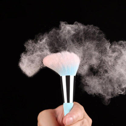 111 Pink Blue Gradient Makeup Brushes and Makeup Sponges Set 18Pcs/Set ，Soft Synthetic Fiber Makeup Brush Set，Suitable for Beginners/Makeup Artists, Valentine'S Day, Christmas Gifts
