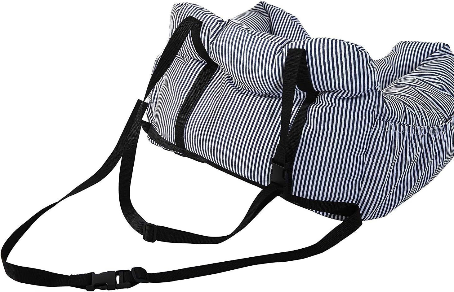 Ultimate Pet Travel Booster Seat - Safe & Comfortable Dog Car Bed with Storage Pocket