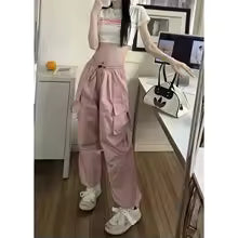 Men’s High Street Loose-Fit Wide Leg Pants