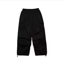 Men’s High Street Loose-Fit Wide Leg Pants