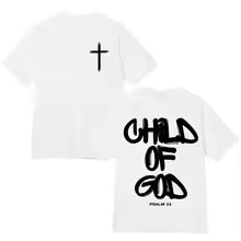 Christian Religion Jesus Graphic Print T-Shirt