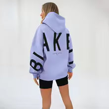 2025 New Women’s Printed Hoodie – Autumn & Winter Fashion