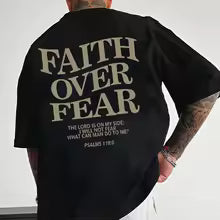 Men’s Christian Summer Breathable Knit T-Shirt