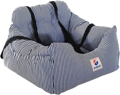 Ultimate Pet Travel Booster Seat - Safe & Comfortable Dog Car Bed with Storage Pocket
