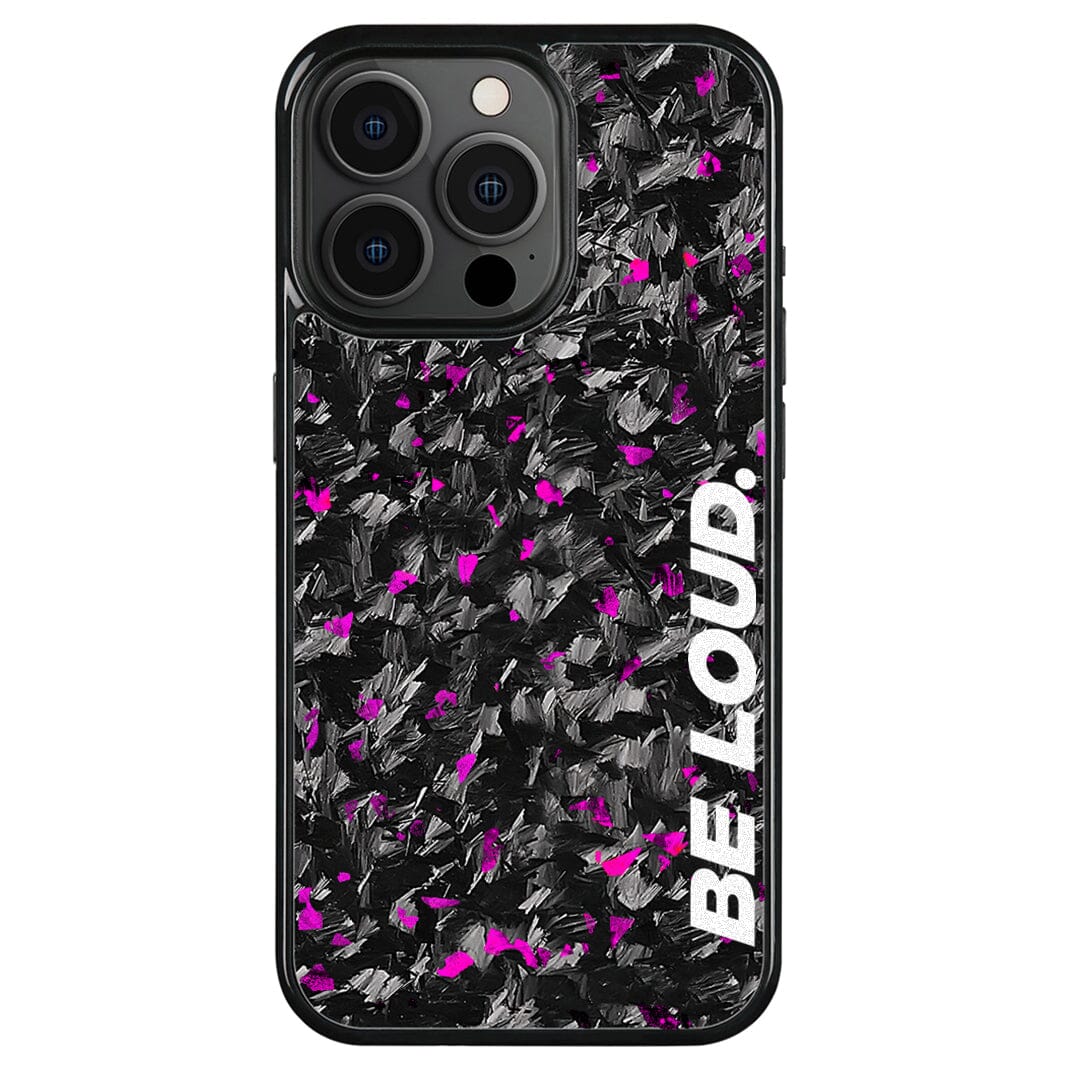 iPhone | Purple Flake Forged Carbon Fiber Case | BE LOUD. x SCF