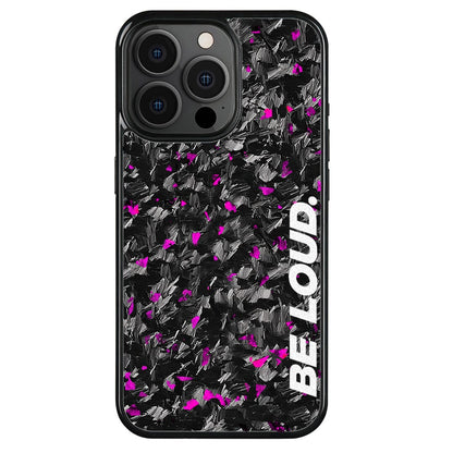 iPhone | Purple Flake Forged Carbon Fiber Case | BE LOUD. x SCF