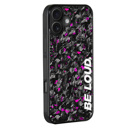 iPhone | Purple Flake Forged Carbon Fiber Case | BE LOUD. x SCF